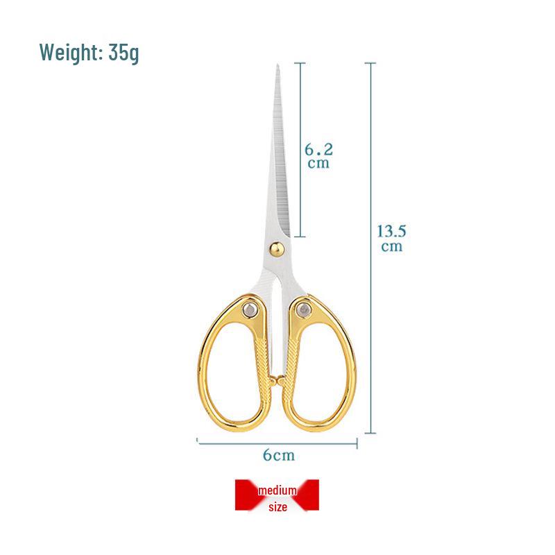Zinc Alloy Mini Scissors: Stainless Steel, Pointed Embroidery & Thread Trimmer for Handcraft and Office Use