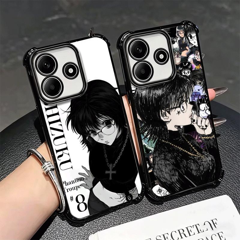 Hunter X-Hunters Shizuku Plating Phone Case For Xiaomi Redmi Note 14 15 Pro Plus 13 12 11 11S 11T 10 9S 9 5G Anti-Fall Airabag C