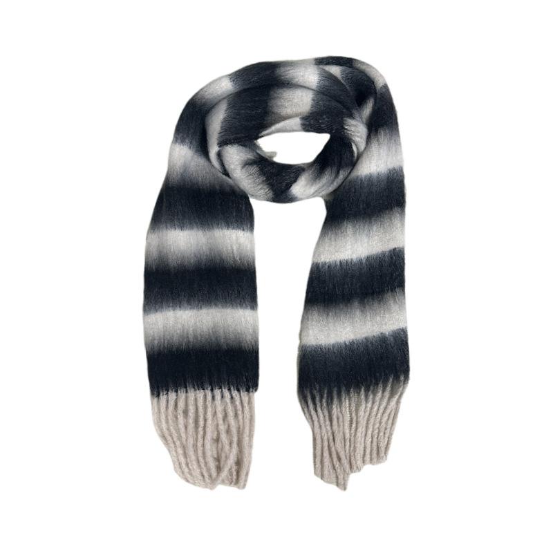 Winter neuer warmer Schal Damen Winter weich bequem süß Mode Schal helle Farbe verdickter Schal