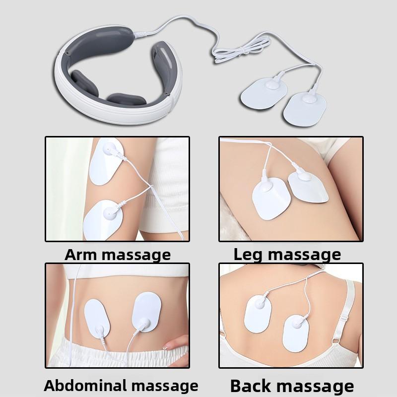 

Мини-массажер для шеи, импульсный, с функцией горячего компресса, многофункциональный прибор для терапии плеч и шеи, интеллектуальный массажер для шейного отдела позвоночника T500 battery