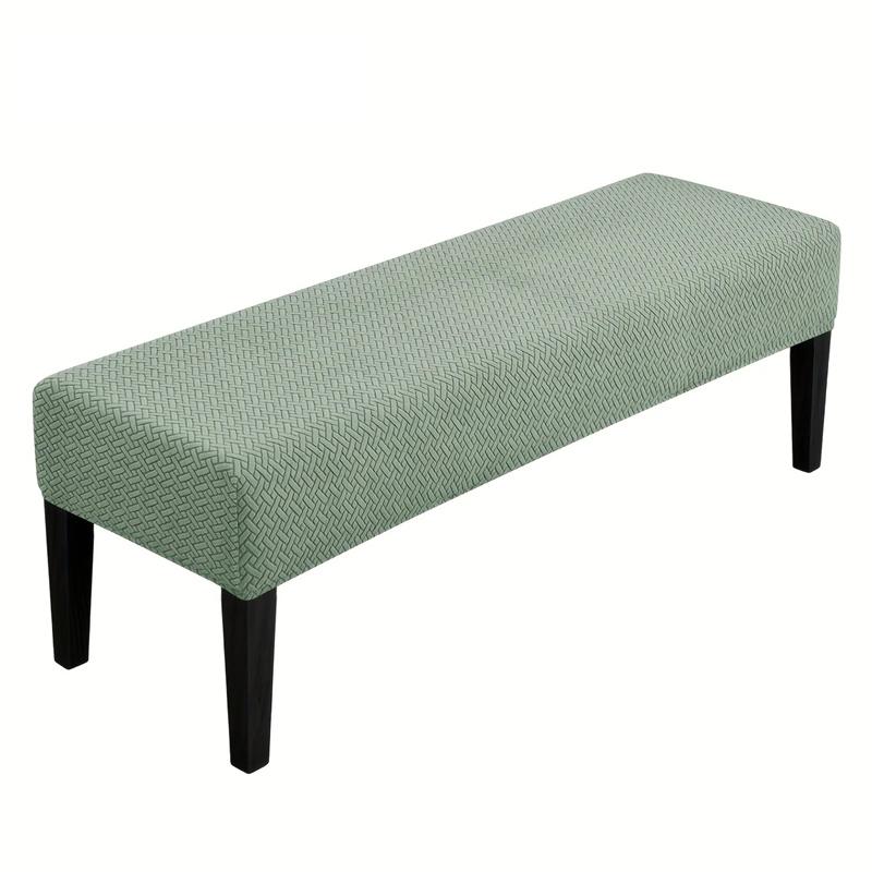 1PC Jacquard Long Bench Cover Dining Anti-dirty Piano Stool Covers Durable Seat Protector Pad for Living Room Home Decor