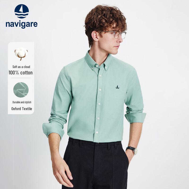 

Navigare Men s Casual Oxford Long Sleeve Shirt XXL/43