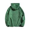 Men's Casual Half-zipper Long-sleeved Solid-color Sporty Hooded Coral Fleece Sweatshirt