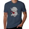 Elephant Loves Her Ukulele Tshirt Moisture Wicking Quick Dry Tee