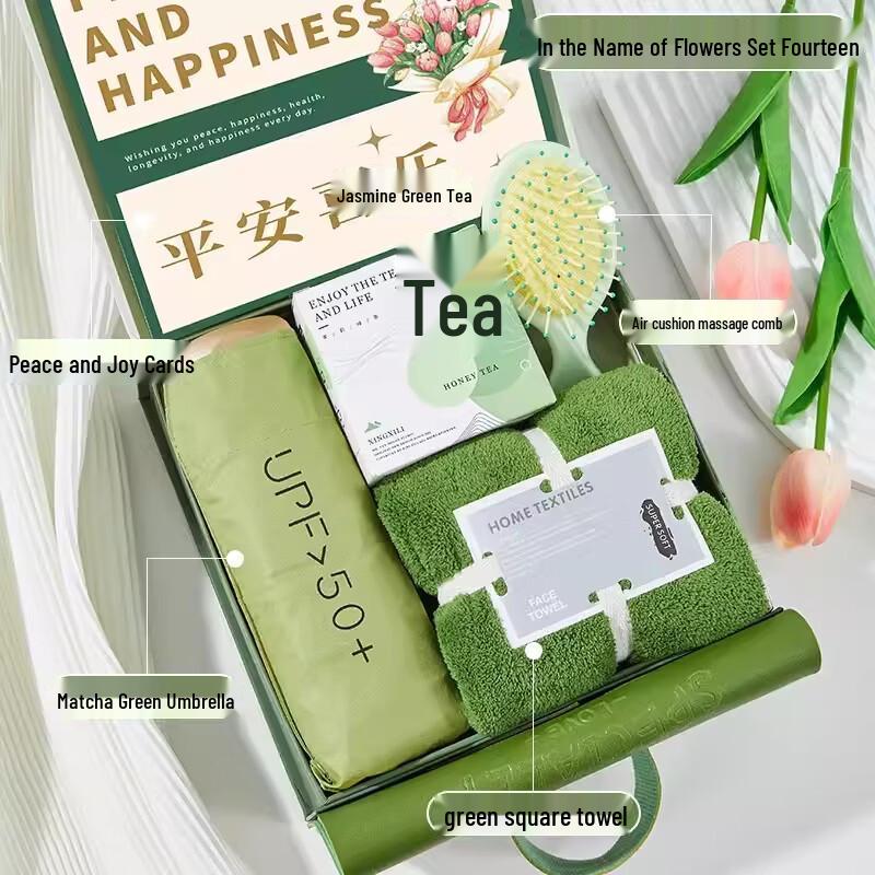 Huazao Baijia Women s Day Flower-Themed Gift Set