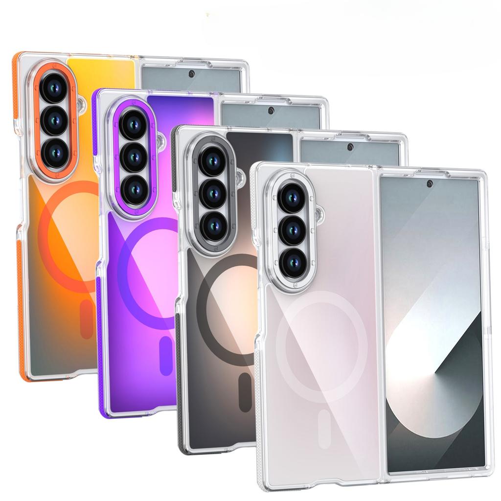 Suitable for Samsung Left and Right Folding Z Fold 6 7 Gradient Chameleon High End Colorful Shell