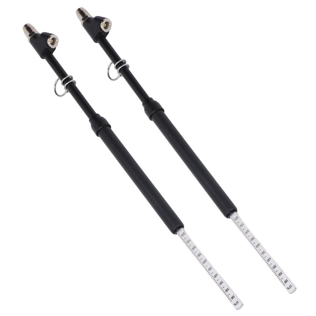 2 Pcs Tire Pressure Gauge Car Tire Gauge Double Head Multifunctional 10-150 PSI with ABS Stainless Steel Housing for Truck Car RV ATV Motorcycle