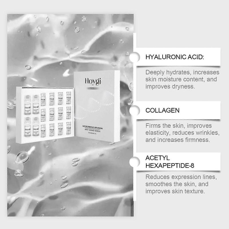 Micro Needling Kit, Micro Infusion Kit For Face, Skin Tightener, Microneedling Infusion System, Anti-Ageing & Smooth Wrinkles Facial Serum12+4