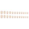 European & American Style Gold Glitter Nude Apricot Press-On Nails