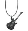 Stainless Steel Guitar Pendant Hip-Hop Necklace for Women