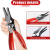 Auto Vehicle Maintenance Tool Car Angled Fuel Vacuum Line Hose Clamp Pipe Remover Separator Plier Car Pipe Tool