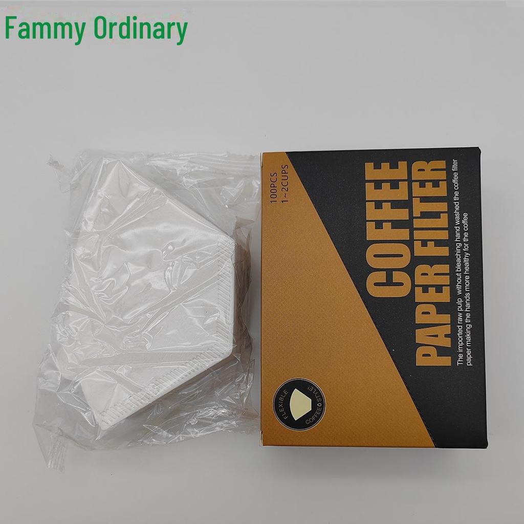 U102 Coffee Filter Paper for Mocha, V60, Drip, and Vietnamese Coffee - 100 Sheets