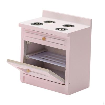 1/12 Doll House Stove Oven 1:12 Miniature Kitchen Furniture Accessories Decoration