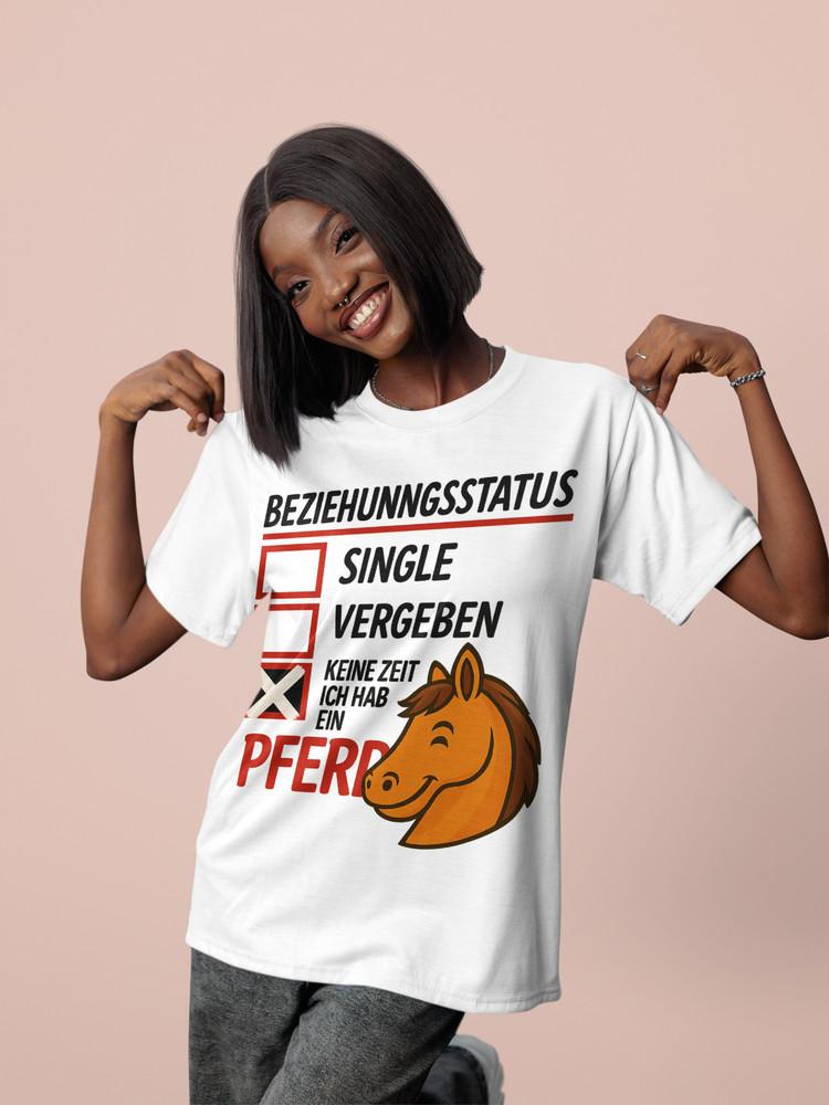 Relationship Status Funny Saying Riding Pfe Ladies Cotton Shirt S-XXXL Oversized