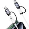 Usams Adapter Au17 Lightning - Usb-C30W Stalowy/Aluminium Sj677Ln01 (Us-Sj677)