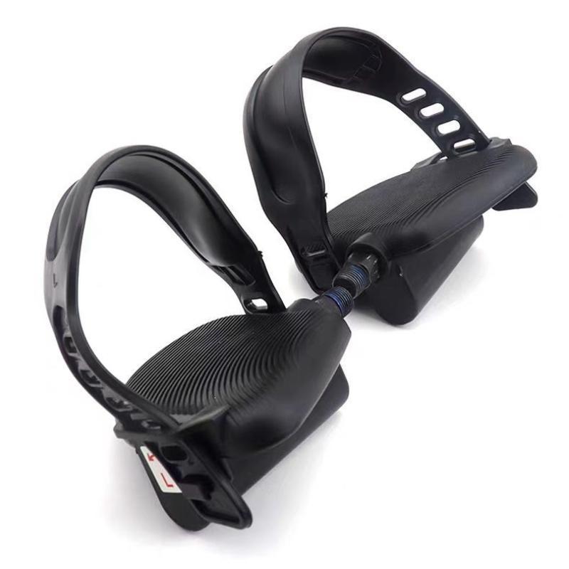 Bike Pedal Replacement Accessories 1 Pair Adjustable Rubber Strap Wear-Resistant Cycling Parts for Cruiser Bikes Beach Riding