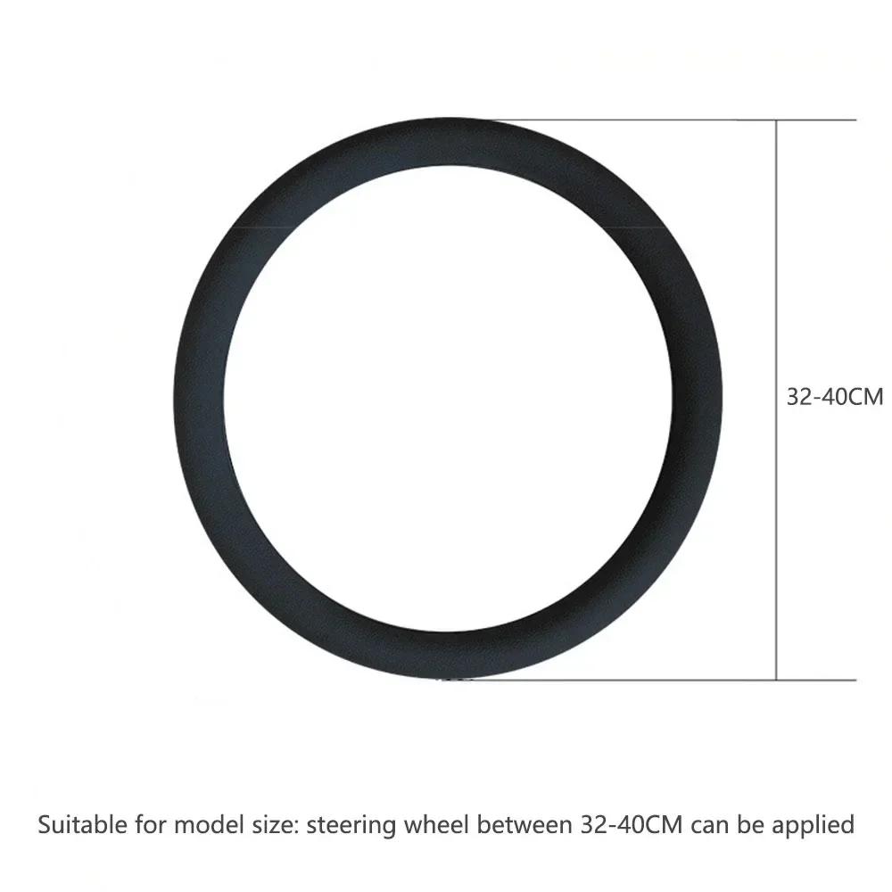 New Car Universal Silicone Steering Wheel Cover Elastic Glove Cover Texture Soft Multi Auto Decoration DIY Car Accessories Tools