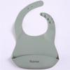 Silicone Bib Infant Drool Catcher Including Free Name High Quality Durable Design Safe for Children Engraving Imaginative Gifts Ideal for Boys Plus G