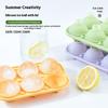 6-Hole Silicone Ice Ball Maker Large Big Round Sphere Ice Shape Cube Mold Tray For Freezer Whiskey Cocktail Bar Tools