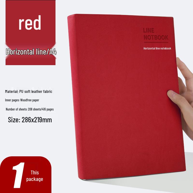 Large A4 Business Notebook - Thick Pages for Meetings and Daily Records