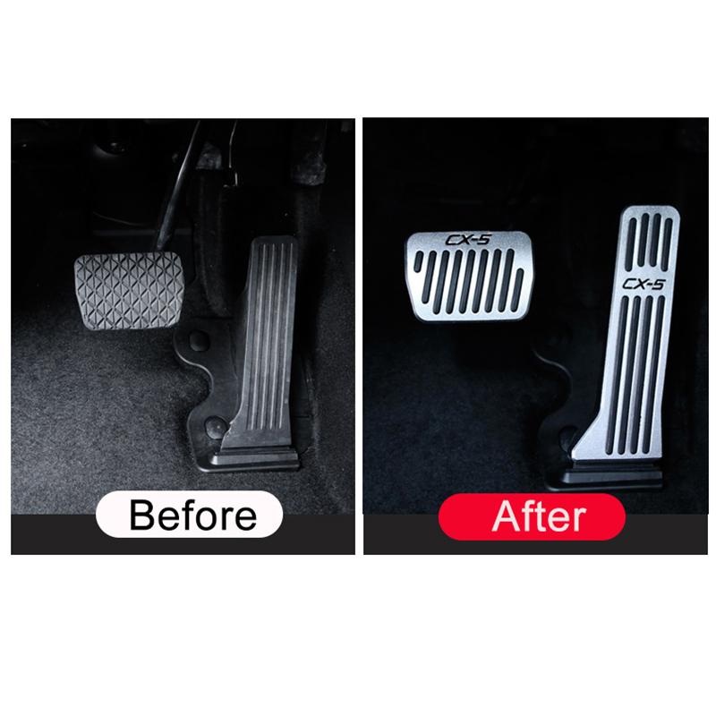 Pentru Mazda CX-5 CX5 KE KF 2012-2016 2017 2018 2019 2020 2021 2022 2023 2024 Pedale de frână de accelerație pentru mașină Tampă de acoperire pentru pedală de sprijin pentru picioare