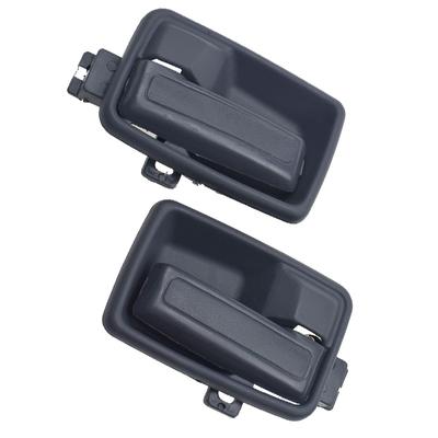 1 Pair Car Interior Door Handles With Bezel Set Black Plastic Fit For Isuzu Rodeo Honda Passport 8971506473