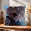 My Hero Academia Bakugou  Pillow Covers Cartoon Sofa Decorative Home Double-sided Printing Short Plush Cute Cushion Cover