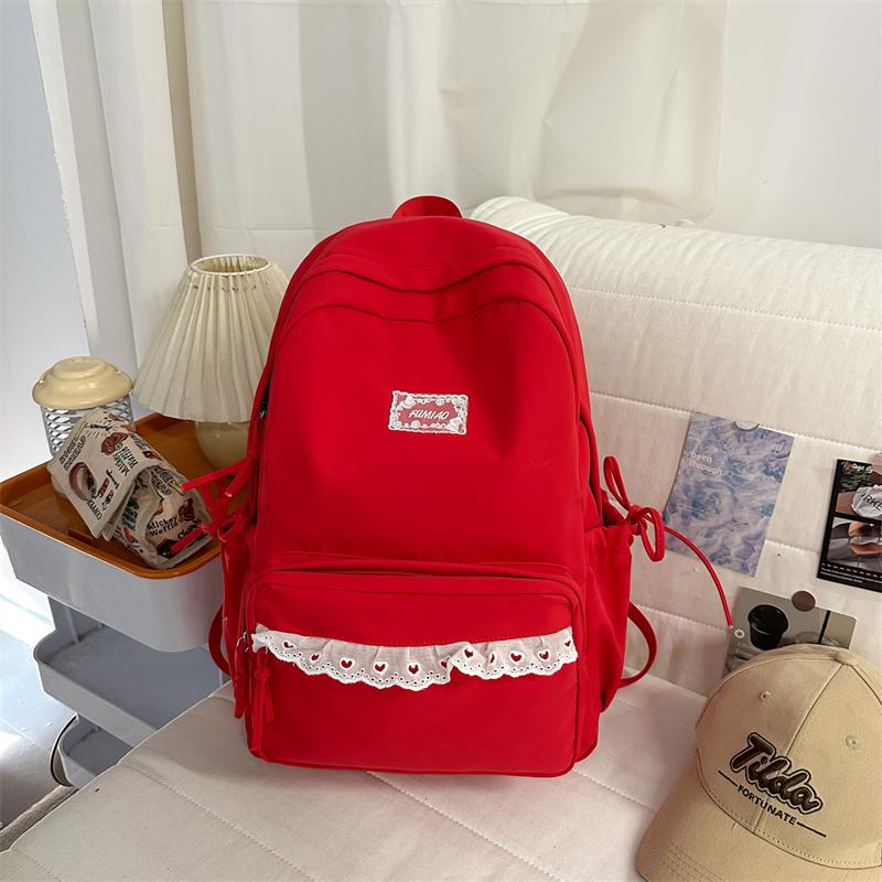 Zaino in Pizzo da Donna Zaino Studenti Grande Capacità Zaino Scolastico Zaino da Campus