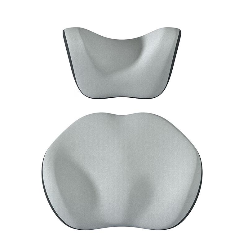 Miling Memory Foam Car Headrest & Lumbar Support Set