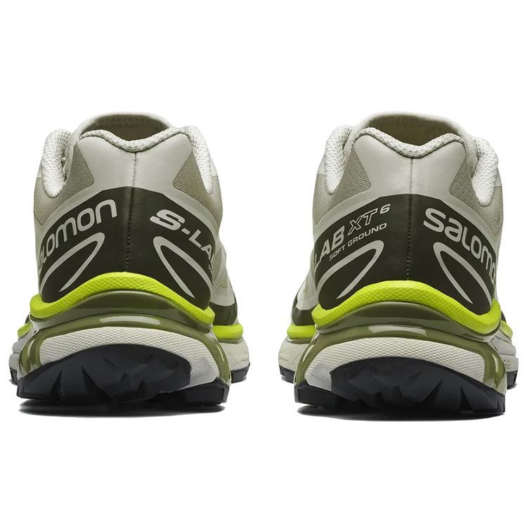 Salomon XT-6 Comfortable Lightweight Low-Top Outdoor Functional Shoes Unisex Shoes Gray Green 417519