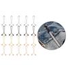 20 Pcs Trousers Tighter Clip Trousers Waist Tightener Trouser Button No Sewing Required for Trouser Legs