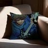 Anime Eddsworld Tom  Pillow Case Antidustmite Pillowcase Invisible zipper silky short plush Sofa cushion cover
