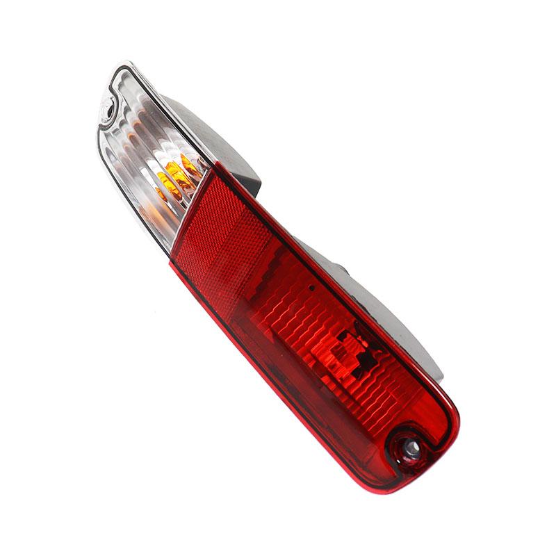 For Mitsubishi Pajero Montero V73 V75 V77 2003-2007 Car Rear Bumper Light Tail Signal Warning Reflector Lamp Red Lens With Bulbs