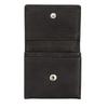 Calf Leather Coin Case Genuine Leather Coin Purse Made In Japan Black Mt18004 [Matsuoka Leather] Men's