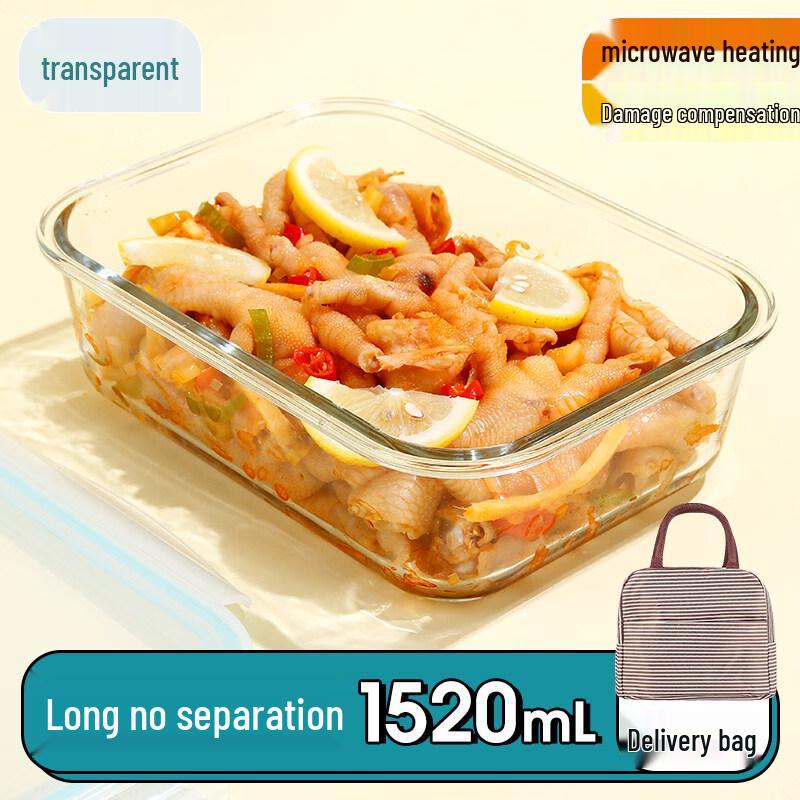 ZISIZ Extra Large Capacity Microwave-Safe Lunchbox
