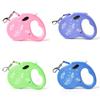 10Ft Retractable Dog Leash Heavy Duty Nylon Rope Pet Leash with Handle One-Touch Control Button Tangle-free Leash for Small Medium Dogs