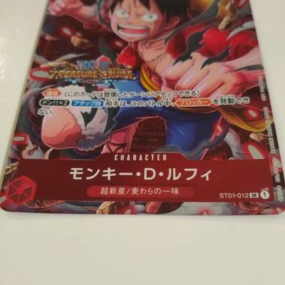 Monkey D. Luffy ST01-012 SR Parallel One Piece TCG Standard Battle Winner