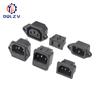 Inlet Plug Pin Connector 3 Pin IEC320 C14 Electrical Socket LED 250V Rocker Switch Brass 10A Fuse Computer Mount Accessories