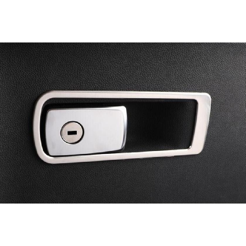 For BMW X3 G01 X4 2018- Silver Steel Co-Pilot Storage Box Handle Bowl Trim