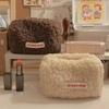 Travel Makeup and Wash Bag Large Capacity Coin Purse Stationery Storage Bag Cute Plush Makeup Bag Stylish and Simple Lamb Wool