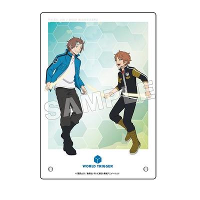 Overglad World Trigger Acrylic Panel Yuichi Jin Shun Midorikawa Self-Practice Ver. & WTT-037