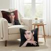 LLee JJong Suk Cushion Cover Natural Linen Organic Fabric DoubleSided Printing Couch Pillow Covers Home Decor