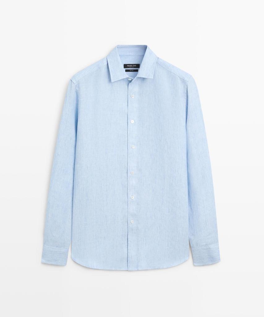 Masimodutti 100% Linen Regular Fit Shirt