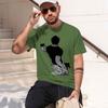 2026 New Unisex Japanese Anime Game Tee Breathable Cotton Casual Daily Allseason Tshirt