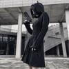 Women's Cat Ear Hoodie Pullover Long Sleeve Hooded Cute Sweatshirt  Dress