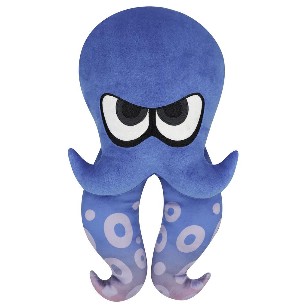 Sanei Boeki Splatoon 3 ALL STAR COLLECTION Octopus Blå Plysj B20 x D11 x H39 (M) Leke, H42cm,