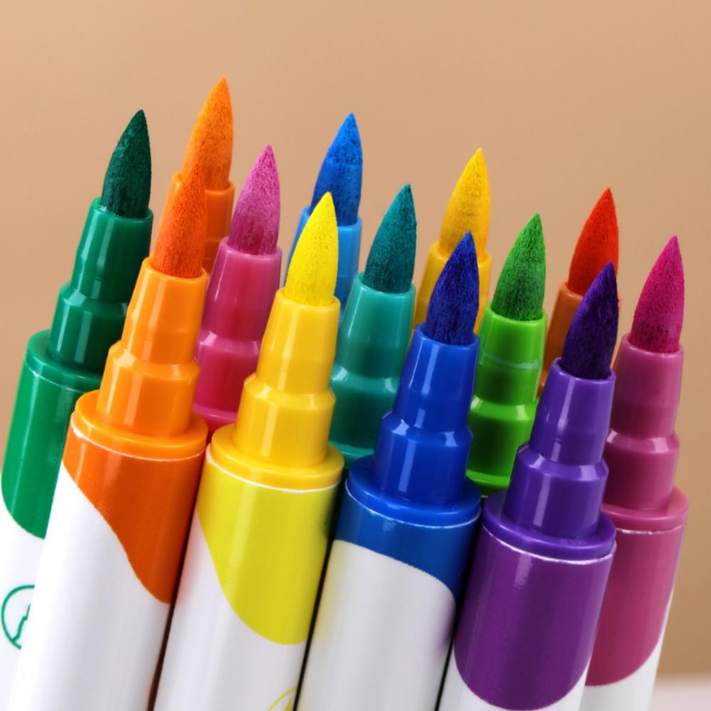 Waterproof Double-ended Two-color Acrylic Marker Water-based Ink for Students Art Painting,Coloring,Stacked Colors Art Supplies