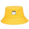 Adjustable Bucket Hats with Cute Cat Fashion Style for Sun Protection Trendy and Simple Suitable for Outdoor Camping Unisex