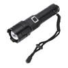 Super Bright Flashlight 3 Modes Zoomable IPX4 Waterproof Rechargeable LED Handheld Flashlight with L