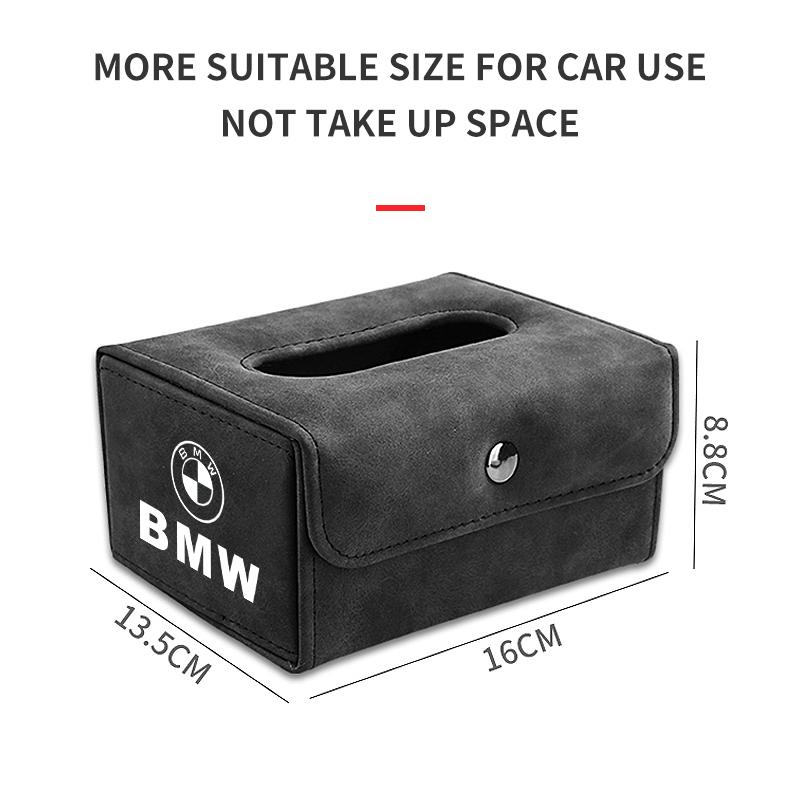 Multifunktionale Leder-Taschentuchbox Faltbare Taschentuchbox für das Auto für BMW X1 X3 X5 X4 X6 X7 G30 G20 G32 G11 G12 F40 F30 F20 F10 F34 F07